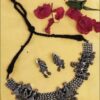 Oxidized Handmade Tribal Boho Choker Bridal Groom Dulhan Doli Barrett Necklace For Women And Girls
