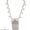 Yadeep India Afghani German Oxidised Silver Jewellery Stylish Antique Pandent Necklace For Women &