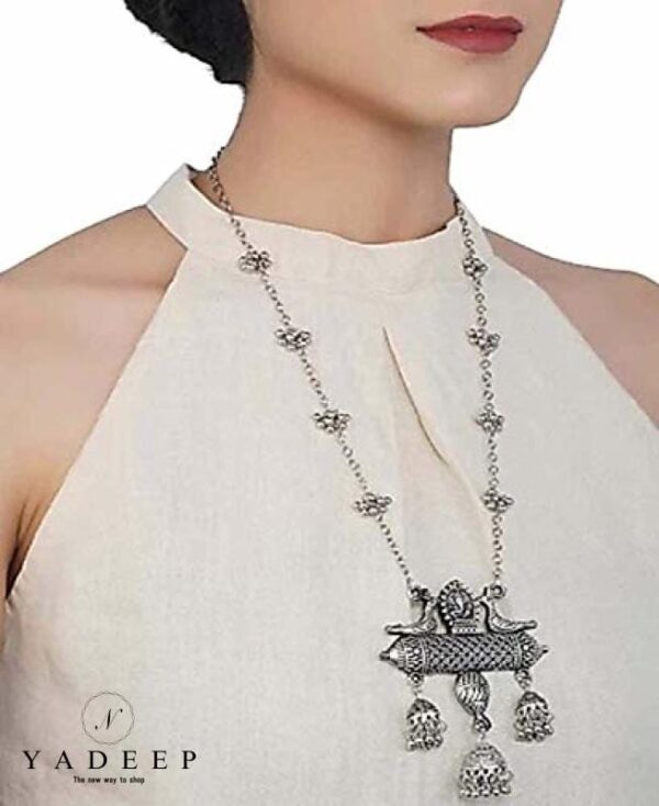 Yadeep India Fashion Jewellery Stylish Antique Designer Necklace Set For Women And Girls