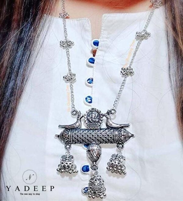Yadeep India Fashion Jewellery Stylish Antique Designer Necklace Set For Women And Girls