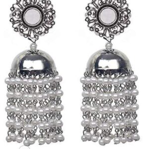 Yadeep India German Silver Earrings For Women’s & Girls
