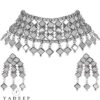Yadeep India Necklace Set With Earrings For Women & Girls Jewellery