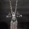 Yadeep India Oxidised Silver Jewellery Looklike Choker Necklace Set For Women & Girls Necklaces