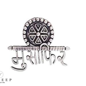 Yadeep India Traditional Metal Oxidised Silver Stud Earrings for Women & Girls