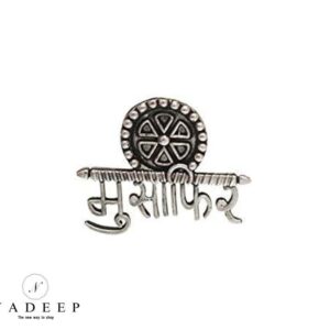 Yadeep India Traditional Metal Oxidised Silver Stud Earrings for Women & Girls