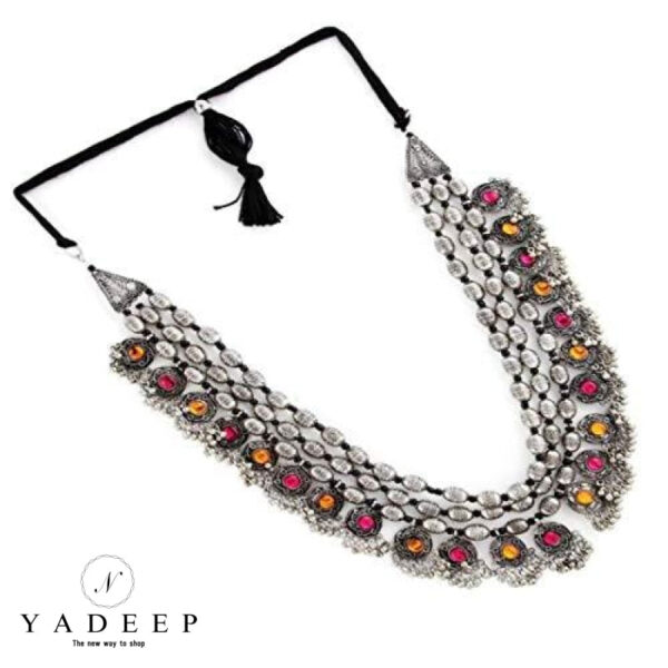 Yadeep India Womens Gold Plated Base Metal Choker Necklace (Gold) Jewellery